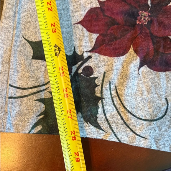 Floral Gray Long Sleeve Top - Picture 5 of 7